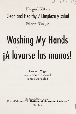 Cover of Washing My Hands / �A Lavarse Las Manos!
