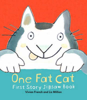 Book cover for One Fat Cat Jigsaw Book