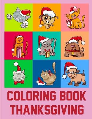 Book cover for Coloring Book Thanksgiving