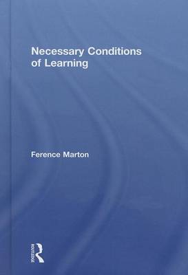 Book cover for Necessary Conditions of Learning