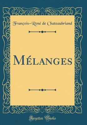 Book cover for Mélanges (Classic Reprint)