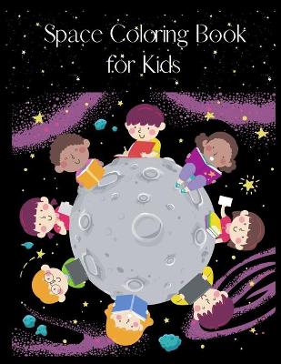 Book cover for Space Coloring book For Kids