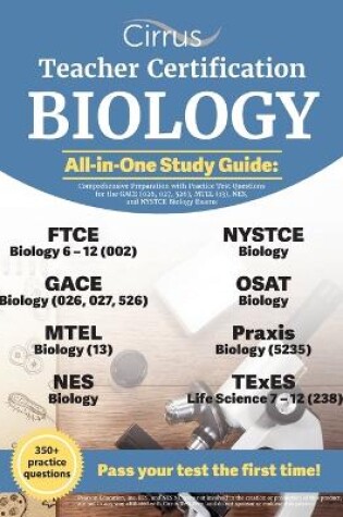 Cover of Teacher Certification Biology All-in-One Study Guide