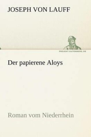 Cover of Der Papierene Aloys