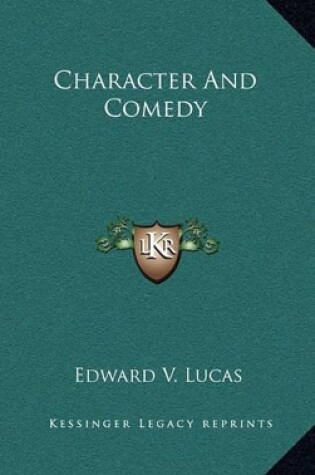 Cover of Character and Comedy