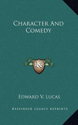 Book cover for Character and Comedy