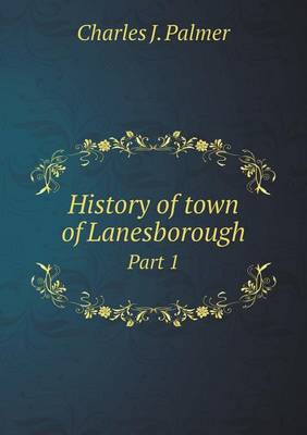 Book cover for History of town of Lanesborough Part 1