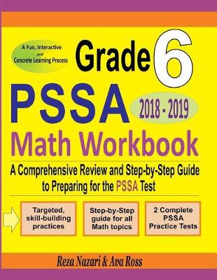 Book cover for Grade 6 PSSA Mathematics Workbook 2018 - 2019