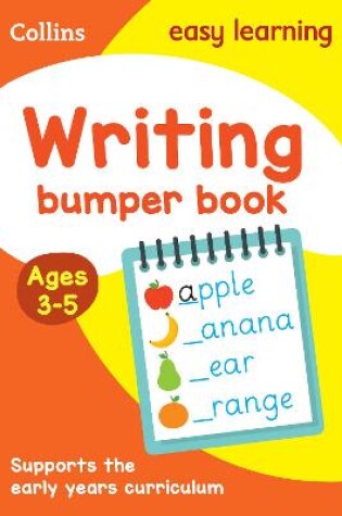 Cover of Writing Bumper Book Ages 3-5