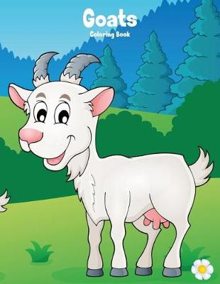 Book cover for Goats Coloring Book 1