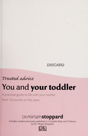 Cover of You and Your Toddler