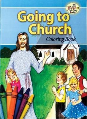 Book cover for Going to Church Coloring Book