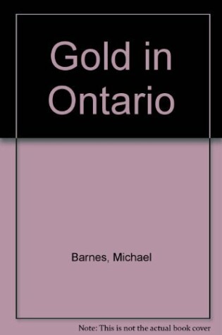 Cover of Gold in Ontario