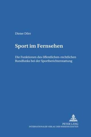 Cover of Sport Im Fernsehen