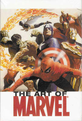 Book cover for Art of Marvel Comics