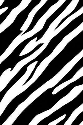 Book cover for Zebra Stripes. Ruled Journal