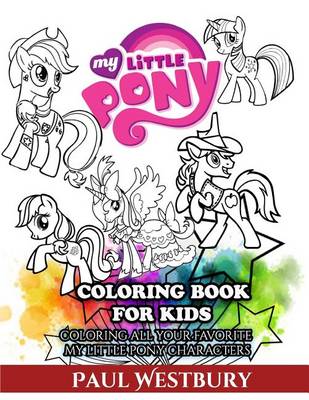 Book cover for My Little Pony Coloring Book for Kids