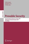 Book cover for Provable Security