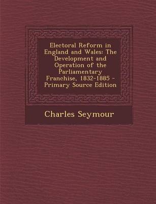 Book cover for Electoral Reform in England and Wales