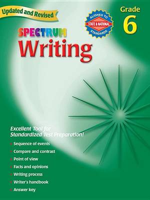Cover of Writing, Grade 6