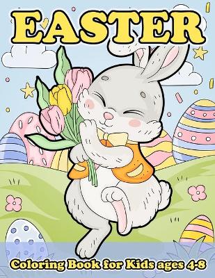 Book cover for Easter Coloring Book for Kids ages 4-8