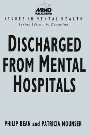 Cover of Discharged from Mental Hospitals