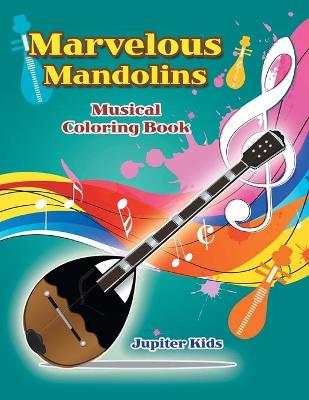 Book cover for Marvelous Mandolins Musical Coloring Book