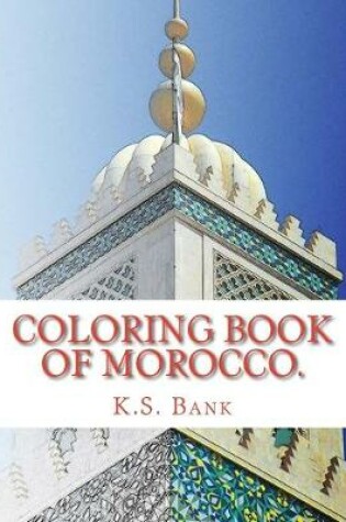 Cover of Coloring Book of Morocco.