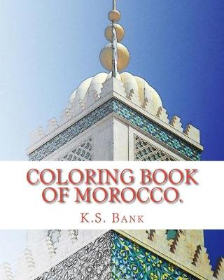 Book cover for Coloring Book of Morocco.