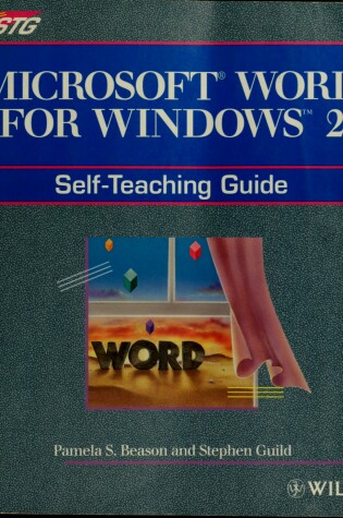 Cover of Microsoft WORD for Windows 2