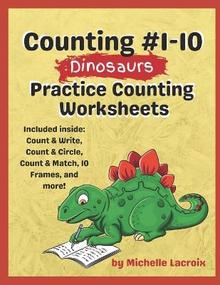 Book cover for Counting #1-10 - Dinosaurs