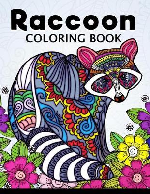 Book cover for Raccoon Coloring Book