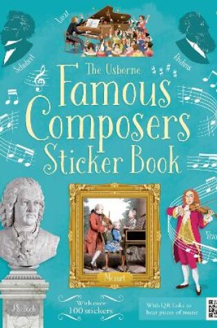 Cover of Famous Composers Sticker Book