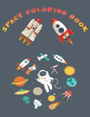 Book cover for Space Coloring Book