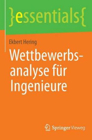 Cover of Wettbewerbsanalyse fur Ingenieure