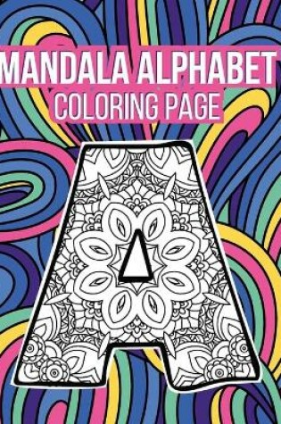 Cover of Mandala Alphabet Coloring Page