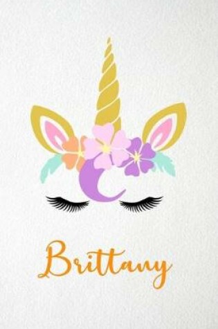 Cover of Brittany A5 Lined Notebook 110 Pages