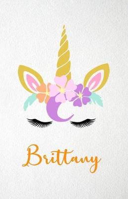 Book cover for Brittany A5 Lined Notebook 110 Pages