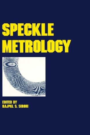 Cover of Speckle Metrology