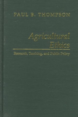 Book cover for Agricultural Ethics