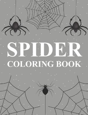 Book cover for Spider Coloring Book