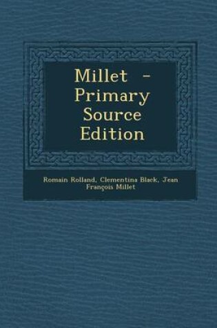 Cover of Millet - Primary Source Edition