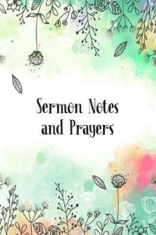 Cover of Sermon Notes and Prayers