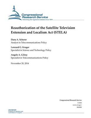 Cover of Reauthorization of the Satellite Television Extension and Localism Act (STELA)