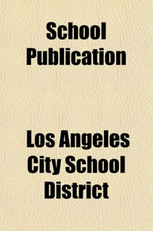 Cover of School Publication (Volume 27)