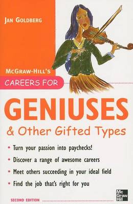 Cover of Careers for Geniuses & Other Gifted Types