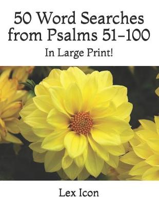 Book cover for 50 Word Searches from Psalms 51-100