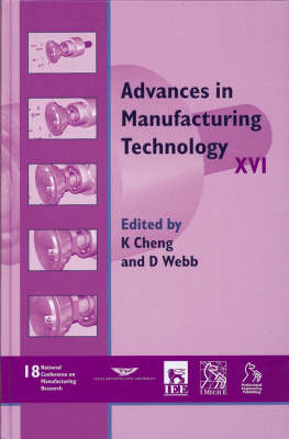 Book cover for Advances in Manufacturing Technology XVI - NCMR 2002