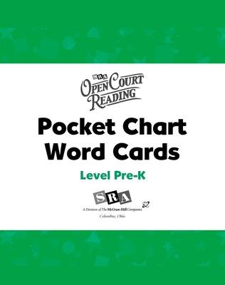 Cover of Open Court Reading PreK, Pocket Chart Word Cards