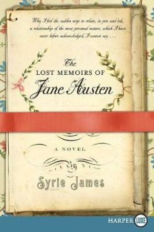 Cover of The Lost Memoirs of Jane Austen Large Print